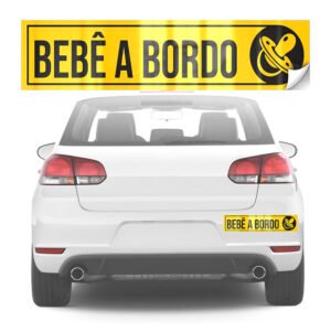 PARA PARACHOQUE BOPP BRANCO COM VERNIZ UV TOTAL 460X100MM - 5un.