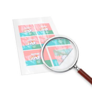 RÓTULOS FOLHA PAPEL 135X135MM - 20un.