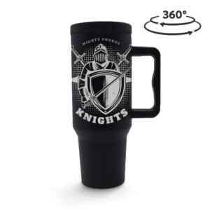 COPOS GRAVAÇÃO A LASER GRAVAÇÃO 360 COPOS TÉRMICOS MODELO QUENCH PRO TAMPA LISA 1200ML - Preto / 1un.