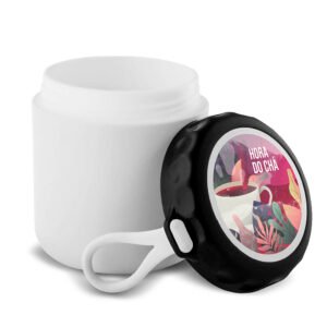 COPOS COM ADESIVO RESINADO COPOS TÉRMICO PARA VIAGEM 380ML - Branco / 1un.