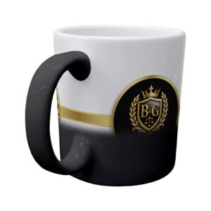 CANECAS COM SUBLIMAÇÃO 360 CANECAS DE PORCELANA MÁGICA TERMOSSENSÍVEL 325ML - Preta fosca / 1un.