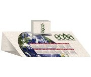 CALENDÁRIO DE MESA PORTA CARTÕES SIMPLES RECICLATO 240G - Sem verniz