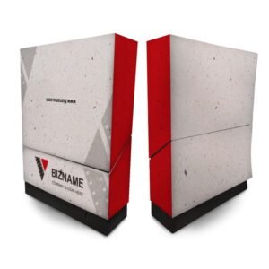 CAIXAS PERSONALIZADAS CAIXA PORTA BLOCO SEM FOLHAS BRANCAS RECICLATO 240G - Sem verniz / 10un.