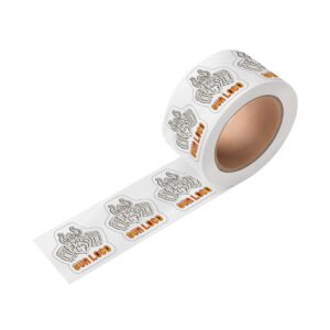 RÓTULOS EM BOBINA PARA FRIOS E CONGELADOS COM HOTSTAMPING - Bopp branco 4X0 / 4X0