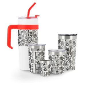 CANECAS GRAVAÇÃO A LASER GRAVAÇÃO 360 COLEÇÃO TÉRMICA KIT DE COPOS - Branco