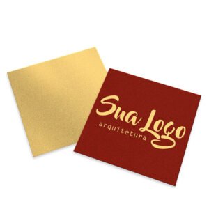 CARTÕES DUPLO PAPÉIS ESPECIAIS GOLD MASTER 300G SEM VERNIZ - 50un. / 4X0