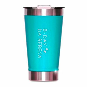 COPOS GRAVAÇÃO A LASER GRAVAÇÃO FRONTAL COPOS TÉRMICOS MODELO COM ABRIDOR 470ML LINHA PROMOCIONAL - Azul tifanny / 1un.