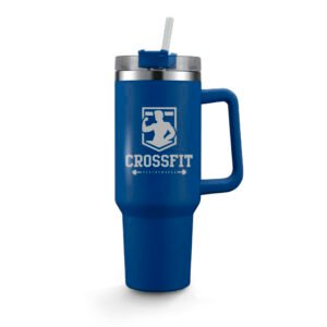COPOS GRAVAÇÃO A LASER GRAVAÇÃO FRONTAL COPOS TÉRMICOS MODELO QUENCH PRO TAMPA ACRÍLICA 1200ML LINHA PREMIUM - Azul / 1un.