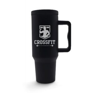 COPOS GRAVAÇÃO A LASER GRAVAÇÃO FRONTAL COPOS TÉRMICOS MODELO QUENCH PRO TAMPA LISA 1200ML - Preto / 1un.