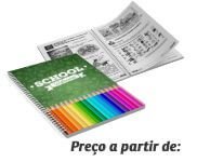 APOSTILA CAPA COUCHÊ 250G E MIOLO AP 75G 1X1 - Várias Páginas