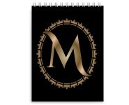 CADERNETA CAPA MALEÁVEL WIRE O MIOLO PERSONALIZADO ABERTURA VERTICAL CAPA COUCHÊ 250G E MIOLO AP 75G LAM FOSCA FR E HOTSTAMPING FR 48 FOLHAS - 105x150mm / 4un.
