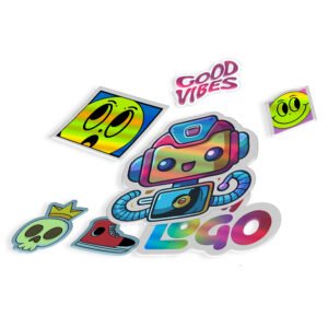 ADESIVO STICKER - Vinil holográfico