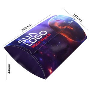CAIXAS PERSONALIZADAS CAIXA PARA ROUPAS SUPREMO 305G - Verniz UV total frente / 10un.