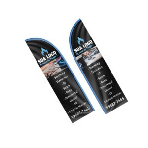 WIND BANNER BANDEIRA AVULSA TECIDO OXFORD G - Faca / 1un.