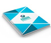 CADERNO IMPRESSÃO DIGITAL CAPA PAPEL PARANÁ 2MM E MIOLO AP 75G MIOLO PADRÃO SEM VERNIZ 300X210MM - 100 folhas / 1un.